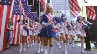 Majorettes March Stars and Stripes 1970s Americana 35mm [upl. by Salot]