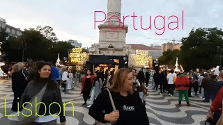 Lisbon Portugal street walk I Lisbon Street walk I Portugal street walk I Lisbon Portugal vlog [upl. by Sehguh846]