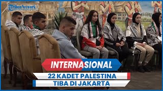 Momen 22 Mahasiswa Palestina Tiba di Jakarta Segera Tempuh Pendidikan di Unhan RI [upl. by Adnauqaj]