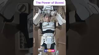 Transform Simple Cardboard Boxes into a Robot and Weapon [upl. by Toole]