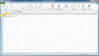 Excel 2010 Anfängerkurs Teil 1 [upl. by Arnaldo]