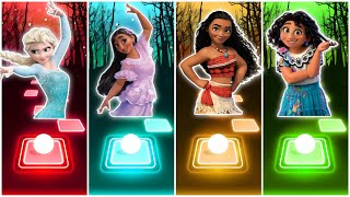 Elsa  Isabela  Moana  Mirabel Song Tileshopedmrush gameplay edmmusic [upl. by Chip]