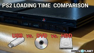 PS2 Loading Time Comparison  USB vs DVD vs HDD [upl. by Carolyn]