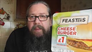 Feasters cheese burger review [upl. by Auqinehs394]