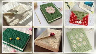 Vantage Style Modern look Easy Crochet Book Cover Ideas For Beginners [upl. by Kinny]