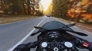 FAST CORNERS WITH THE R125  4K 60FPS [upl. by Irabaj94]