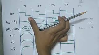 Timing Diagram of MOV BC in 8085 Microprocessor [upl. by Tomkins402]