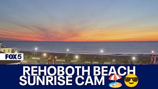 Rehoboth Beach Sunrise Cam [upl. by Tayyebeb127]