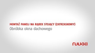 Przygotowanie i montaż obróbek okna dachowego [upl. by Lachance]