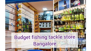 Budget fishing tackle store in Bangalore cheap fishing rod and reel starts 1100rs [upl. by Pris226]