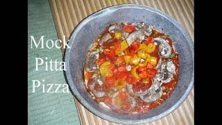 Vegan Pitta Bread Mock Pizza [upl. by Higley242]