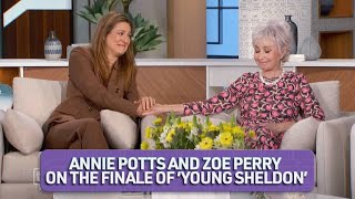 Annie Potts and Zoe Perry on The Finale of Young Sheldon  The Talk [upl. by Magdaia697]