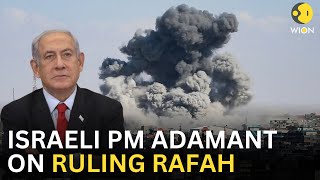 IsraelHamas War LIVE Israeli forces move deeper into Rafah in night of heavy battle  WION LIVE [upl. by Wanonah918]