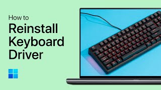 How To Reinstall Keyboard Driver on Windows PC [upl. by Corvese263]