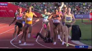 800m Womens Final US 2024 Olympic Trials  Eugene OR  Athing Mu [upl. by Ramraj]