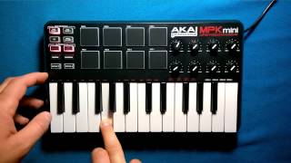 Arpeggiator Tutorial for AKAI MPK Mini [upl. by Eileek]