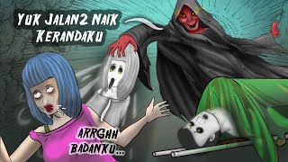 Jiwaku diambil Lampor Hantu Keranda terbang HORORMISTERI  Kartun Hantu Animasi Horor [upl. by Inacana239]