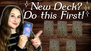 What to do with your New Tarot Deck  Tarot Interview Spread [upl. by Greabe462]