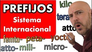 LOS PREFIJOS DEL SISTEMA INTERNACIONAL SI Con ejemplos [upl. by Margy672]