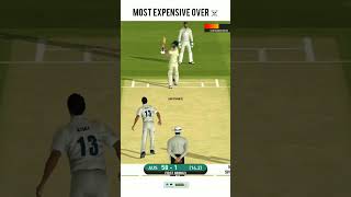 MOST EXPENSIVE OVER ☠️  REAL CRICKET 20  LORD DYNAMITE viral shorts indvsaus rc20 test icc [upl. by Middleton702]