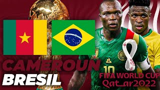 🔴 🇨🇲🇧🇷 CAMEROUN  BRESIL  🇷🇸🇨🇭 SERBIE  SUISSE  Coupe du Monde 2022  World Cup [upl. by Raynold]