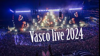 CONCERTO VASCO ROSSI SAN SIRO MILANO VASCO LIVE 2024 [upl. by Bradleigh]