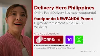 foodpanda NEWPANDA Promo Digital Ad 2H 2024 15s Philippines Version 4 11ST [upl. by Bent]