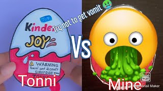 Recreation of Tonni art n craft kinder Joy 💗Must watch Tonniartandcraft trending diy youtube [upl. by Ahsiram5]