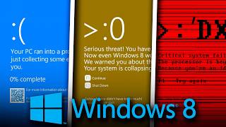 Windows 8 New Kill Screen My OS forced me to update [upl. by Papke]