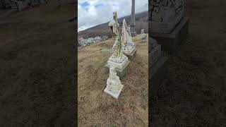 Unusual Headstones North Adams MA Cemetery cemetery [upl. by Baseler]