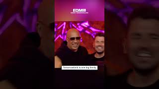 VIN DIESEL ON STAGE WITH DIMITRI VEGAS amp LIKE MIKE [upl. by Anasxor857]