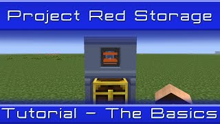 Project Red Storage System Tutorial  Basic Storage [upl. by Nossila]