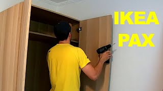 Timelapse  IKEA Wardrobe PaxForsand Assembly [upl. by Corvese991]