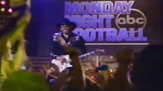 Hank Williams Jr Monday Night Football 1991  Body Bag Games  Eagles vs Redskins [upl. by Ruhtracm]