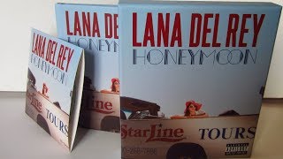 Lana Del Rey  Honeymoon  unboxing cd Box Set Limited Edition [upl. by Hna]