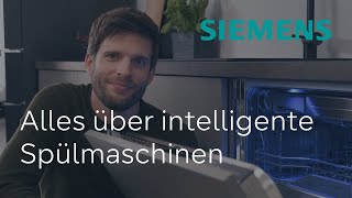 Intelligent Geschirrspülen mit der Home Connect App  Siemens Geschirrspüler [upl. by Vashtee]