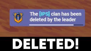 IPS Clan Was DELETED In Roblox Bedwars [upl. by Robaina60]