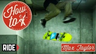 HowTo Skateboarding Nollie Inward Heelflip with Max Taylor [upl. by Llecrup]