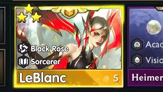 They added 5 Cost LeBlanc 3Star⭐⭐⭐ 1v9 TFT Set 13 [upl. by Idnek]