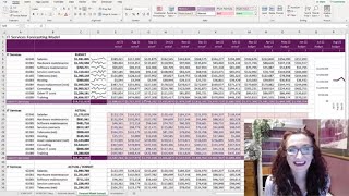 Building a Rolling Forecast in Excel [upl. by Niple597]