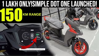 Simple Dot One Electric Scooter Price Specs Delivery Date  EV Bro [upl. by Enilaf]