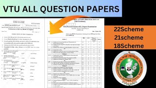 VTU ALL QUESTION PAPERS AVAILABLE 📝👆 [upl. by Kiran]