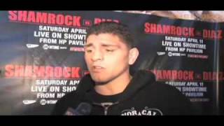 Nick Diaz talks about Frank Shamrock and MMA [upl. by Anitsugua]