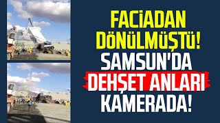 Faciadan dönülmüştü Samsunda dehşet anları kamerada [upl. by Aifoz]