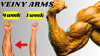 Get VEINY ARMS in 3 Minutes a Day with This Home Exercises [upl. by Jasik]