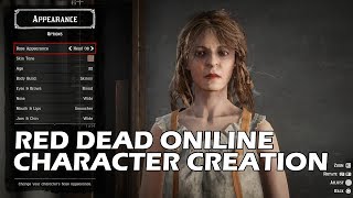 Red Dead Online Character Creation [upl. by Jacobo]