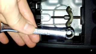 Hand brake cable adjustment New mk8 VW Polo [upl. by Wj682]