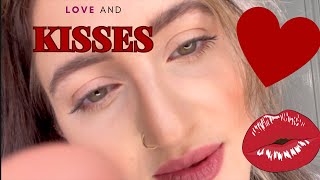 ASMR Kissing and Makeout  Tongue and Wet Kissing Sounds  Positive Attention Love Girlfriend [upl. by Bernj]