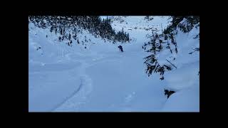 Arbor Coda Rocker Splitboard in Kananaskis Country [upl. by Noni]