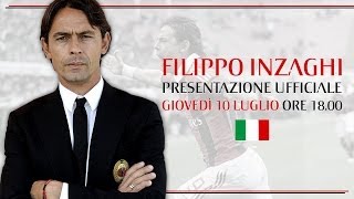 Filippo Inzaghi Presentazione Ufficiale  ITA  AC Milan Official [upl. by Corey886]